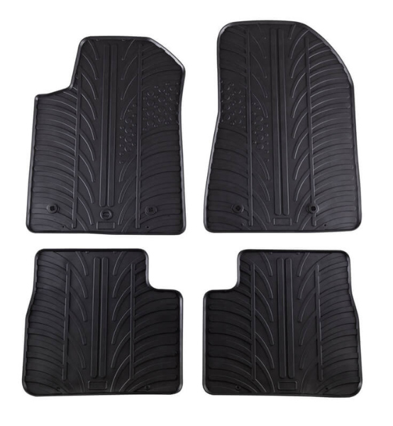 Πατάκια Αυτοκινήτου Λαστιχένια Gledring (0342) για Alfa Romeo Giulietta 2010-2014 Μαύρα 4τμχ.