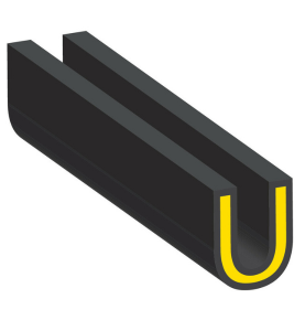 Προστατευτικό Άκρων Πόρτας Αυτοκινήτου Λαστιχένιο με Εσωτερικό Λαμάκι Lampa Armoured Protector 5m