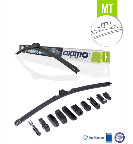 Υαλοκαθαριστήρας Αυτοκινήτου Χωρίς Πλαίσιο με Αντάπτορες Εμπρόσθιος - Oximo MT 700mm 1τμχ.