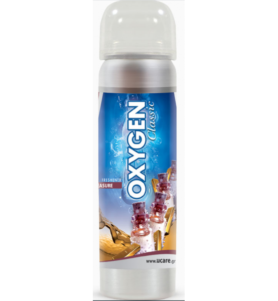 Αποσμητικό Χώρου Αυτοκινήτου Oxygen Classic Treasure Σε Σπρέι 75ml