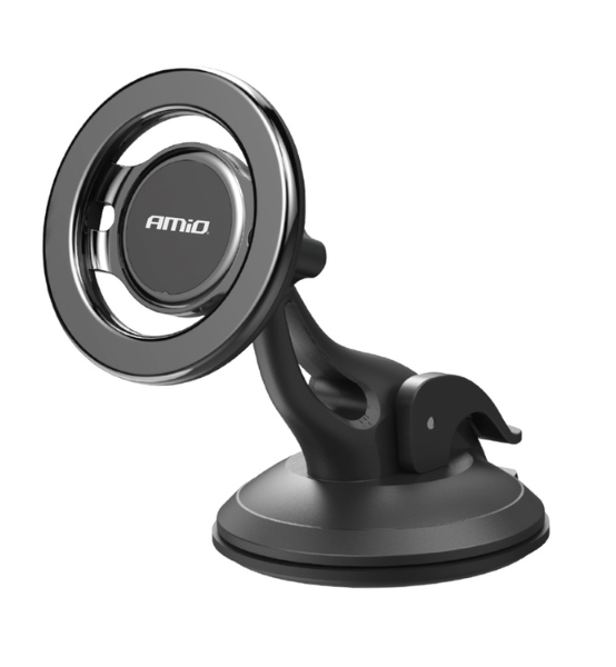 Βάση Στήριξης Κινητού για Τζάμι/Ταμπλό Μαγνητική με Βεντούζα AMiO My Mag 1τμχ.