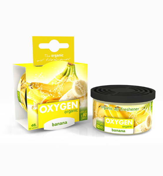 Αρωματικό Αυτοκινήτου Κονσέρβα Ucare Oxygen Organic Banana 48g