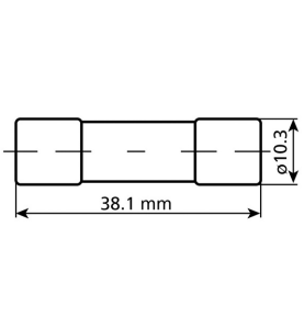 Ασφάλεια Αυτοκινήτου Γυάλινη Lampa AGU 12/32V - 40A 1τμχ.