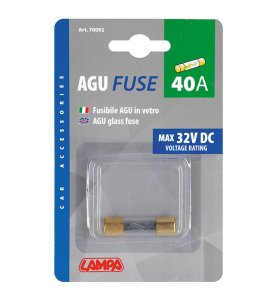 Ασφάλεια Αυτοκινήτου Γυάλινη Lampa AGU 12/32V - 40A 1τμχ.