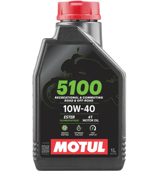 Λάδι Κινητήρα Μοτοσικλέτας Motul 5100 10w-40 4T MA2 1L.