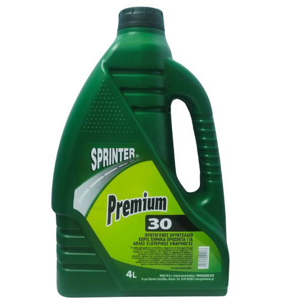 Πρωτογενές Ορυκτέλαιο για Απλές Εξωτερικές Εφαρμογές Sprinter Premium SAE 30 4L.