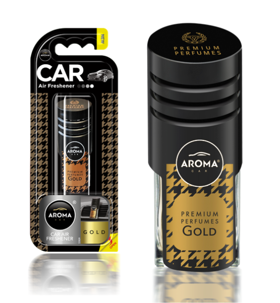 Αρωματικό Αεραγωγού Αυτοκινήτου Aroma Car Prestige Vent Gold 7ml.