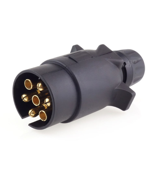 Πρίζα Κοτσαδόρου Αρσενική 7 Φις με Βίδα AMiO Troley Plug 7 Pin.