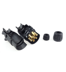 Πρίζα Κοτσαδόρου Αρσενική 7 Φις με Βίδα AMiO Troley Plug 7 Pin.