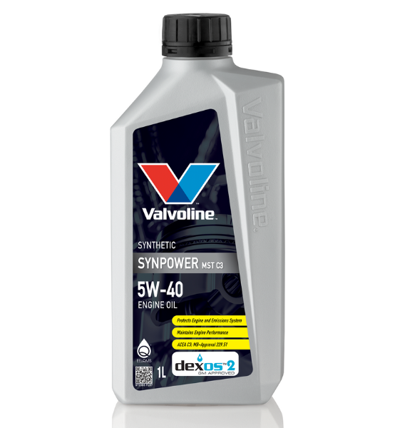 Λάδι Κινητήρα Αυτοκινήτου Πλήρως Συνθετικό Valvoline Synpower MST C3 5w-40 1L.