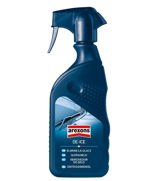 Αποπαγωτικό Υγρό για Τζάμια Πόρτες Κλειδαριές Αυτοκινήτου Arexons De-Ice 500ml.
