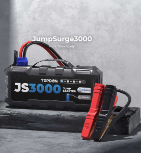 Φορητός Εκκινητής Μπαταρίας Αυτοκινήτου 12V με Power Bank / USB / Φακό Topdon JumpSurge 3000