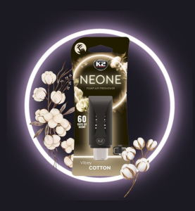 Αρωματικό Αεραγωγού Αυτοκινήτου με Ρυθμιζόμενη Αντλία Έντασης K2 NEONE Vibey Cotton 1τμχ.