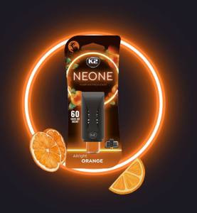 Αρωματικό Αεραγωγού Αυτοκινήτου με Ρυθμιζόμενη Αντλία Έντασης K2 NEONE Allright ORANGE 1τμχ.
