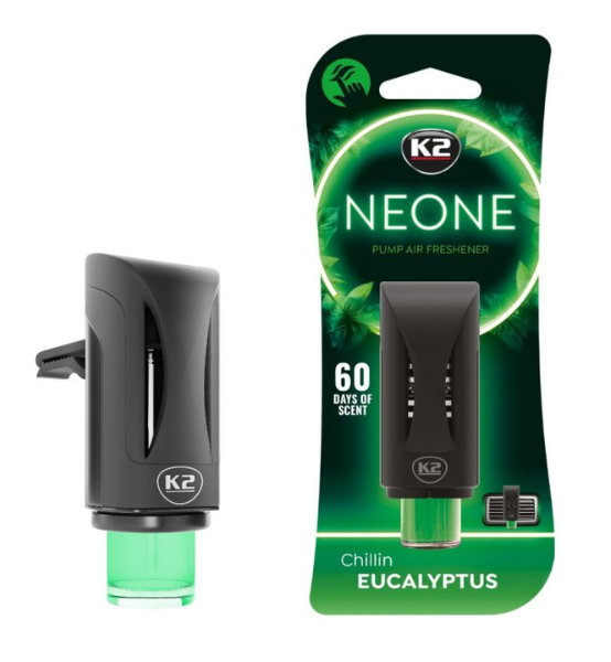 Αρωματικό Αεραγωγού Αυτοκινήτου με Ρυθμιζόμενη Αντλία Έντασης K2 NEONE Chillin EUCALYPTUS 1τμχ.