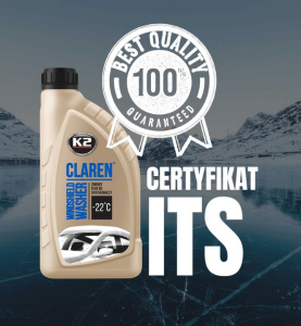 Καθαριστικό & Αντιπαγωτικό Υγρό Πλύσης Παρμπρίζ Αυτοκινήτου K2 CLAREN -22°C 1L