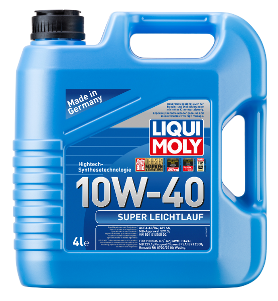Λάδι Κινητήρα Αυτοκινήτου Συνθετικό LIQUI MOLY Super Leichtlauf 10W-40 4L