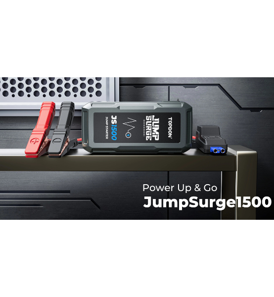 Εκκινητής Μπαταρίας Αυτοκινήτου & Power Bank TOPDON JumpSurge JS1500 Jump Starter