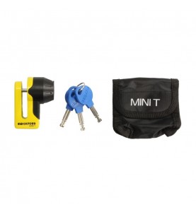 Κλειδαριά Δισκόφρενου Μοτοσυκλέτας Oxford Mini T Disc Lock Yellow