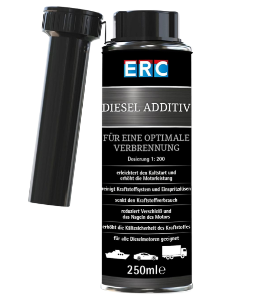 Πρόσθετο Βελτιωτικό Καθαριστικό Αντιπαγωτικό Πετρελαίου ERC Diesel Additiv 250ml.