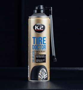 Σφραγιστικό Σπρέι Επισκευής Ελαστικών Αυτοκινήτου K2 Tire Doctor 500ml.