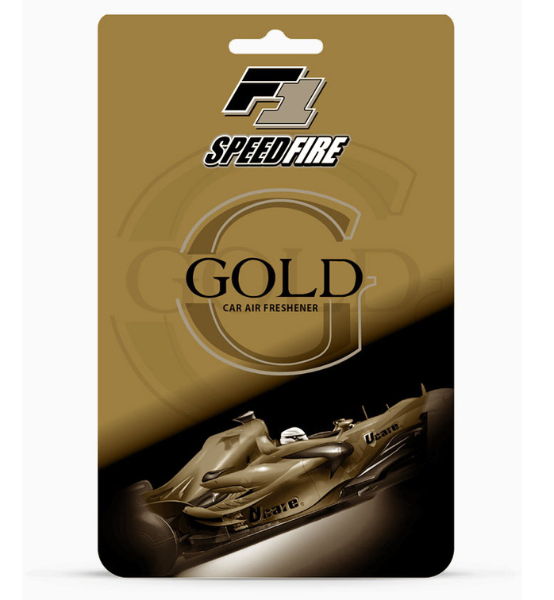 Αρωματικό Δεντράκι Αυτοκινήτου Κρεμαστό Ucare GOLD F1 Speedfire 1τμχ.