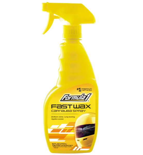 Κερί Γυαλίσματος & Προστασίας σε Σπρέι Γρήγορης Εφαρμογής Formula 1 Carnauba Fast Wax 473ml.