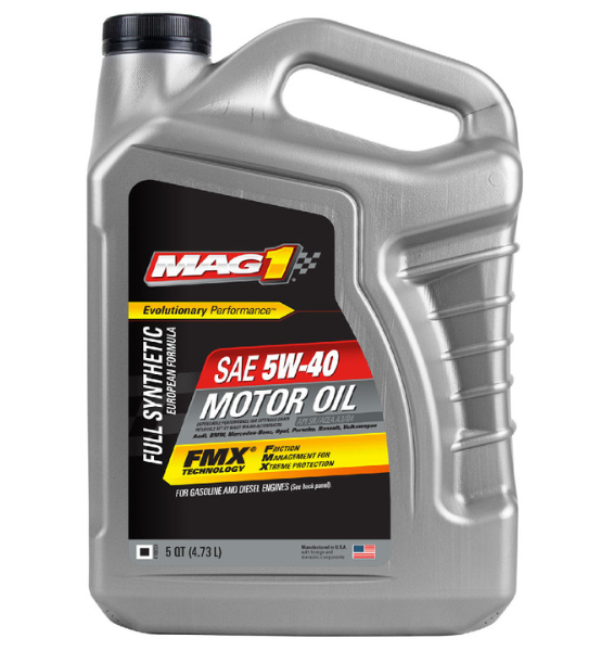 Λάδι Κινητήρα Πλήρως Συνθετικό MAG 1® Full Synthetic European 5W-40 A3/B4 Motor Oil 4.73L