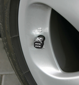 Καπάκια Βαλβίδων Αυτοκινήτου & Μοτοσυκλέτας Lampa California Dices 4τμχ