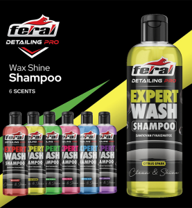 Σαμπουάν Γυαλίσματος Αυτοκινήτου Feral Detailing Pro Expert Wash Crystal Blue 750ml