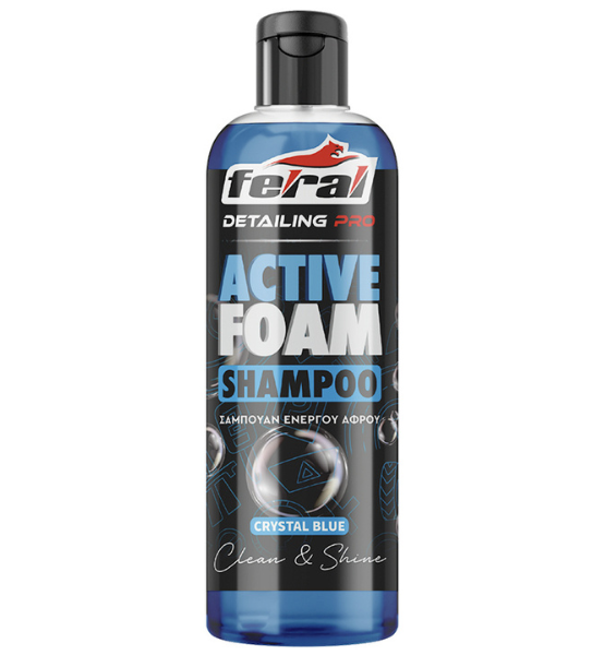 Σαμπουάν Αυτοκινήτου Ενεργού Αφρού Feral Detailing Pro Active Foam Shampoo Crystal Blue 500ml