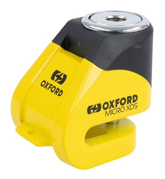 Λουκέτο Δισκόφρενου για Μοτοσυκλέτες & Σκούτερ Κίτρινο/Μαύρο Oxford Micro XD5 Disc Lock 1τμχ.
