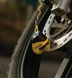 Λουκέτο Δισκόφρενου για Μοτοσυκλέτες & Σκούτερ Κίτρινο/Μαύρο Oxford Micro XD5 Disc Lock 1τμχ.