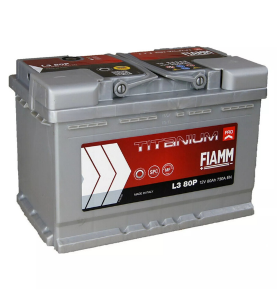 Μπαταρία Αυτοκινήτου FIAMM TITANIUM PRO L3 80P 12V 80Ah 730A Πολικότητα (+) Δεξιά