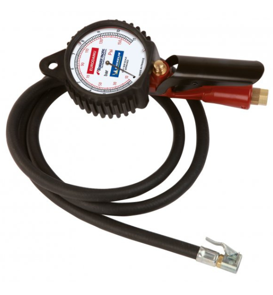 Μανόμετρο Φουσκώματος Αναλογικός Μετρητής Πίεσης Ελαστικών Michelin Eurodainu Inflating Gauge 1τμχ.