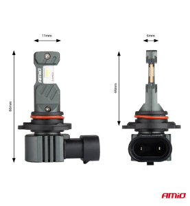 Λάμπες Αυτοκινήτου LED HB3/HIR1/H10 6000K 12V 60W Canbus AMiO Hybrid Series 2τμχ.