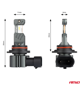 Λάμπες Αυτοκινήτου LED HB4 9006 12V 60W 5600LM 6000K Canbus AMiO Hybrid Series 2τμχ.