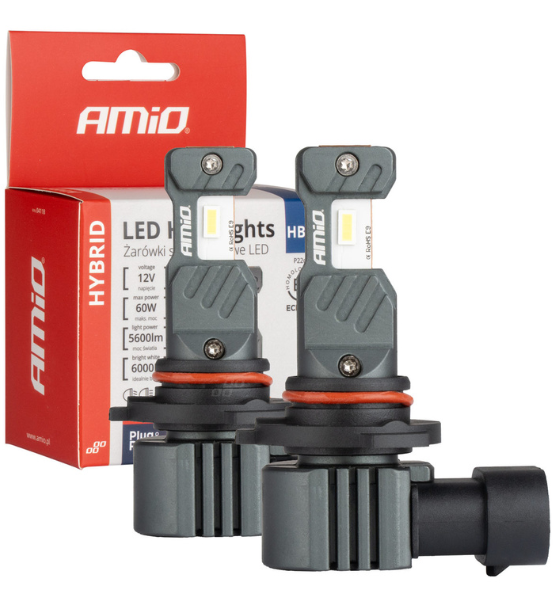 Λάμπες Αυτοκινήτου LED HB4 9006 12V 60W 5600LM 6000K Canbus AMiO Hybrid Series 2τμχ.