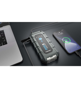 Φορητός Εκκινητής Μπαταρίας Αυτοκινήτου & Power Bank TOPDON Jump Starter V1500