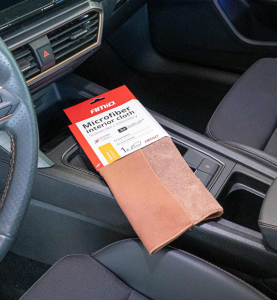 Πανί Μικροϊνών Διπλής Όψης για Εσωτερικό Αυτοκινήτου AMiO Microfiber Interior Cloth 1τμχ