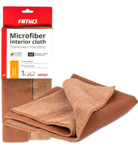 Πανί Μικροϊνών Διπλής Όψης για Εσωτερικό Αυτοκινήτου AMiO Microfiber Interior Cloth 1τμχ