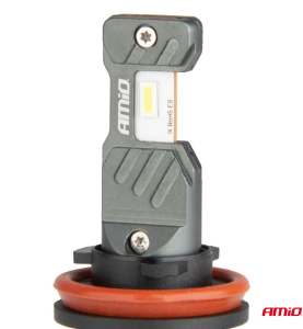 Λάμπες Αυτοκινήτου LED H8 H9 H11 H16 12V 60W 5600lm 6000K Canbus AMiO Hybrid Series 2τμχ.
