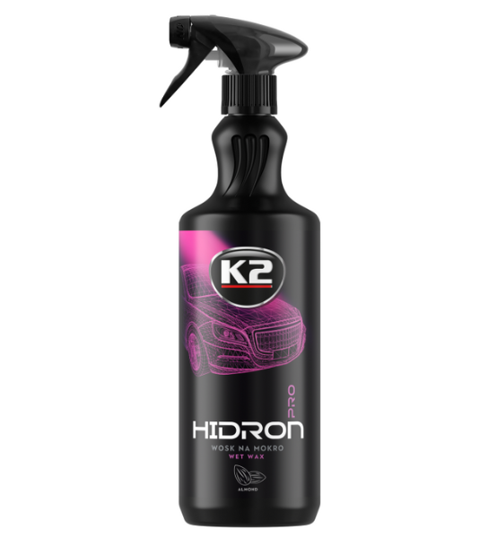 Υγρό Κερί Γυαλίσματος & Βοηθητικό Στεγνώματος Αυτοκινήτου σε Σπρέι K2 HIDRON PRO 1L