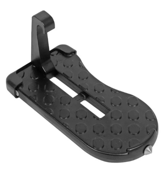 Σκαλοπάτι Πόρτας Αυτοκινήτου & Θραύστης Τζαμιού Μεταλλικό Μαύρο 1τμχ