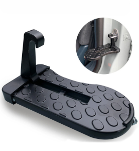 Σκαλοπάτι Πόρτας Αυτοκινήτου & Θραύστης Τζαμιού Μεταλλικό Μαύρο 1τμχ