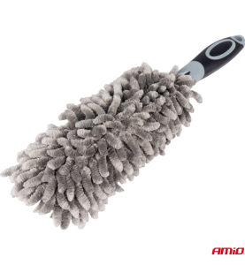Βούρτσα Καθαρισμού Αυτοκινήτου Μικροϊνών με Λαβή AMiO Microfiber Cleaning Brush 1τμχ.