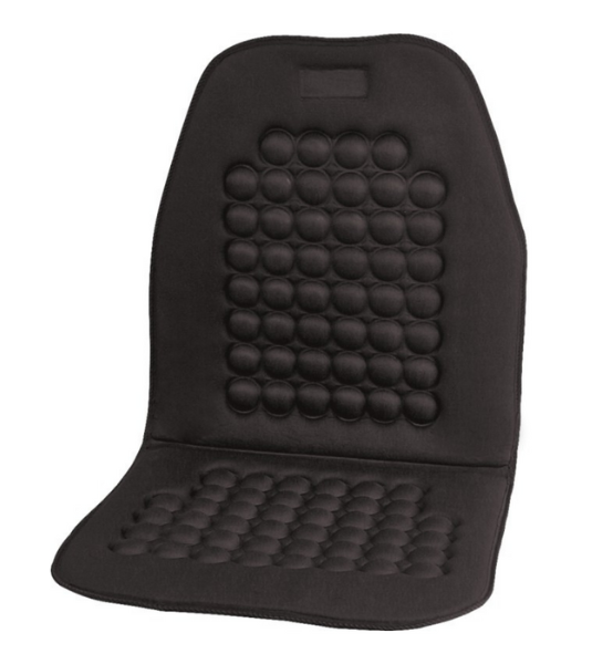 Πλατοκάθισμα Μασάζ Αυτοκινήτου Ανατομικό Βιομαγνητικό Μαύρο Guard Car Seat Cushion 1τμχ