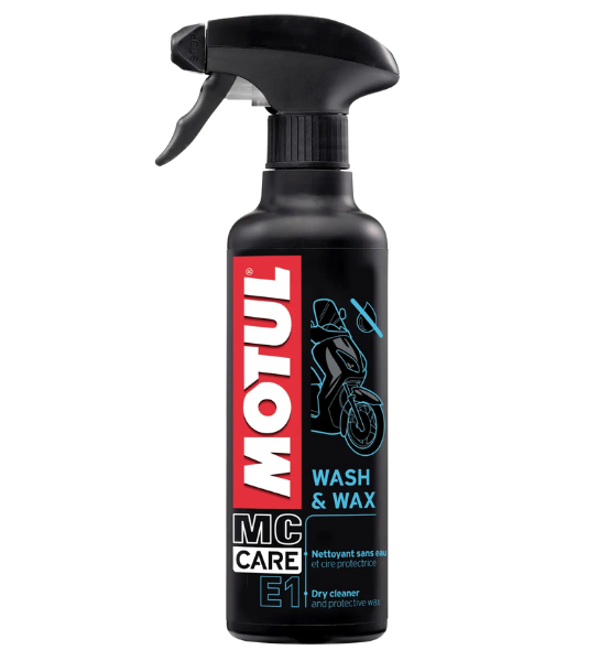 Καθαριστικό Μοτοσικλέτας με Κερί Προστασίας MOTUL MC CARE E1 Wash & Wax 400ml.