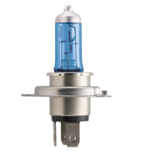Λάμπες Αυτοκινήτου Αλογόνου Philips CrystalVision H4 12V 60/55W Σετ 2+2 Λαμπτήρες W5W