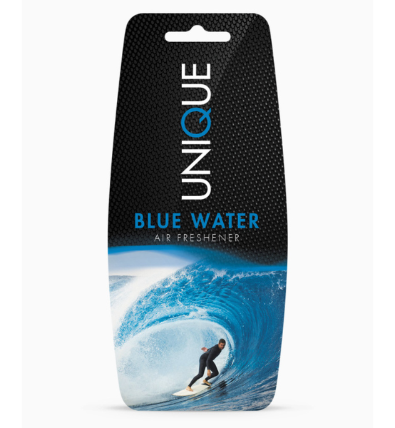 Αρωματικό Αυτοκινήτου Κρεμαστό BLUE WATER Unique Black από την UCARE® 1τμχ.